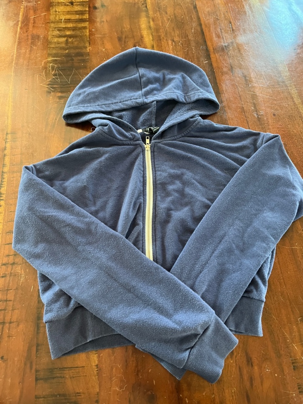 Forever twenty one blue zip up